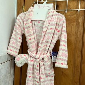 New babygirl robe&slippers